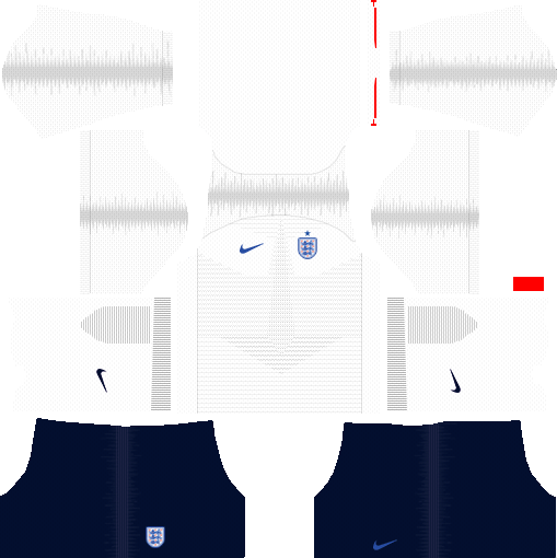 dream league soccer england kits - home kit